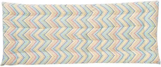 Ascalon Design Ltd Zigzag Print Bench Seat Pad, Multicolour, W: 110 cm, D: 40 cm, H: 5 cm