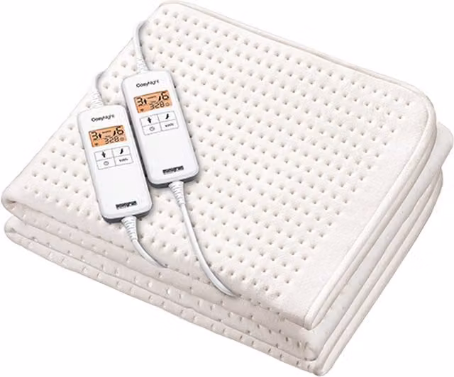 Beurer Smart Konnect Double Heated Blanket with Dual Control, White, W/D/H: 137 x 190 cm
