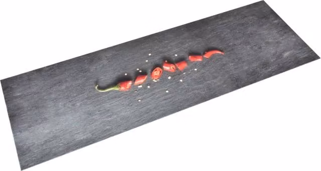 Berkfield Home Pepper Washable Non-Slip Kitchen Carpet, Black, W: 60 cm, L: 180 cm