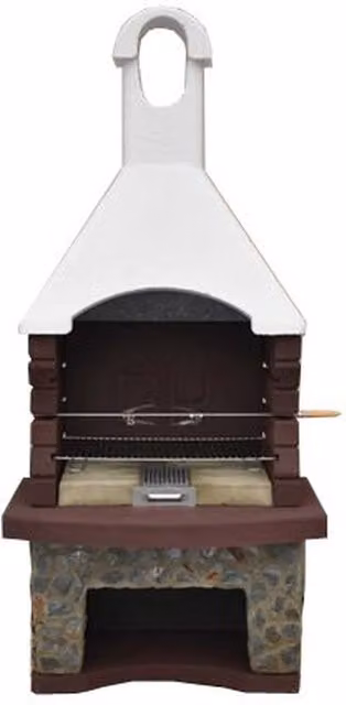 Callow Mussalla Masonry BBQ with Built-in Rotisserie in Brown – 3