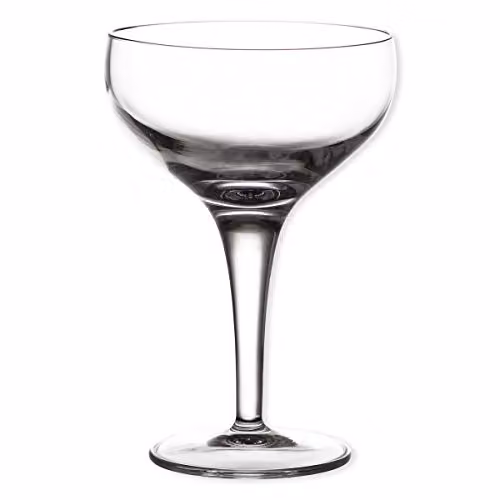 Bormioli Rocco Michelangelo Champagne Coupe Glass, Set of 6, Clear, 22cl