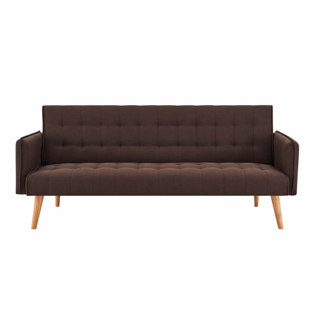 Bravich LTD Mario 3 Seater Click Clack Sofa Bed in Brown – 2