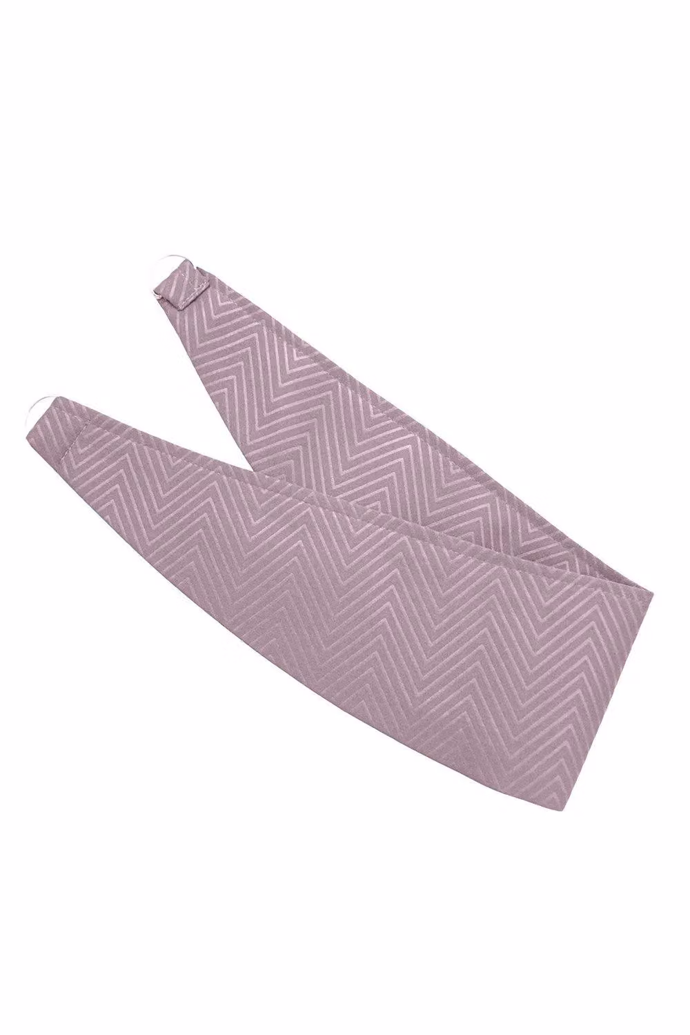 Homescapes Herringbone Curtain Tie Back Pair in Pastel Pink – 1
