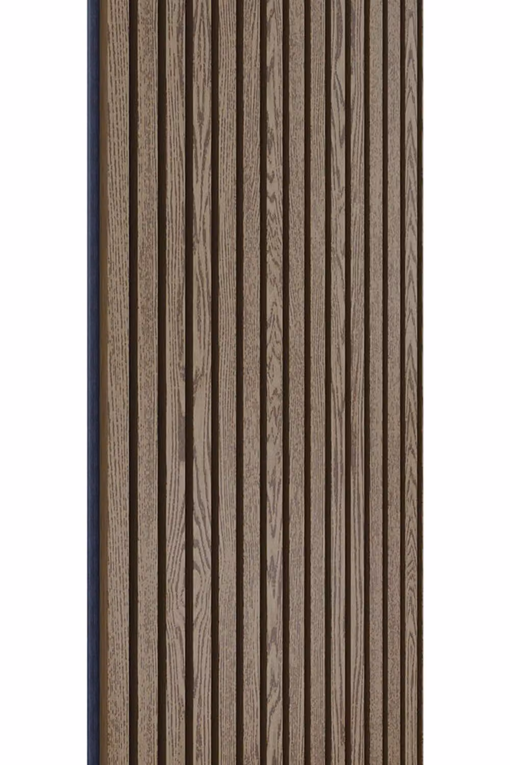 Living and Home Brown Ash Wood Grain Decorative Slat Wall Panel, W: 60 cm, H: 240 cm – 3