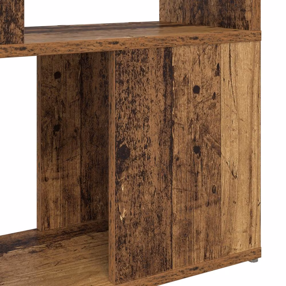 Berkfield Home Rustic Brown Engineered Wood Storage Unit, W/D/H: 60 x 24 x 124 cm – 4