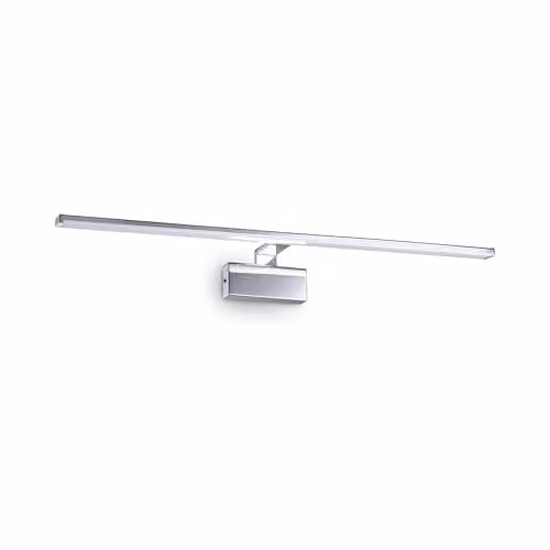Ideal Lux ALMA Integrated LED Picture Wall Lamp in Chrome with Warm White 3000K Light