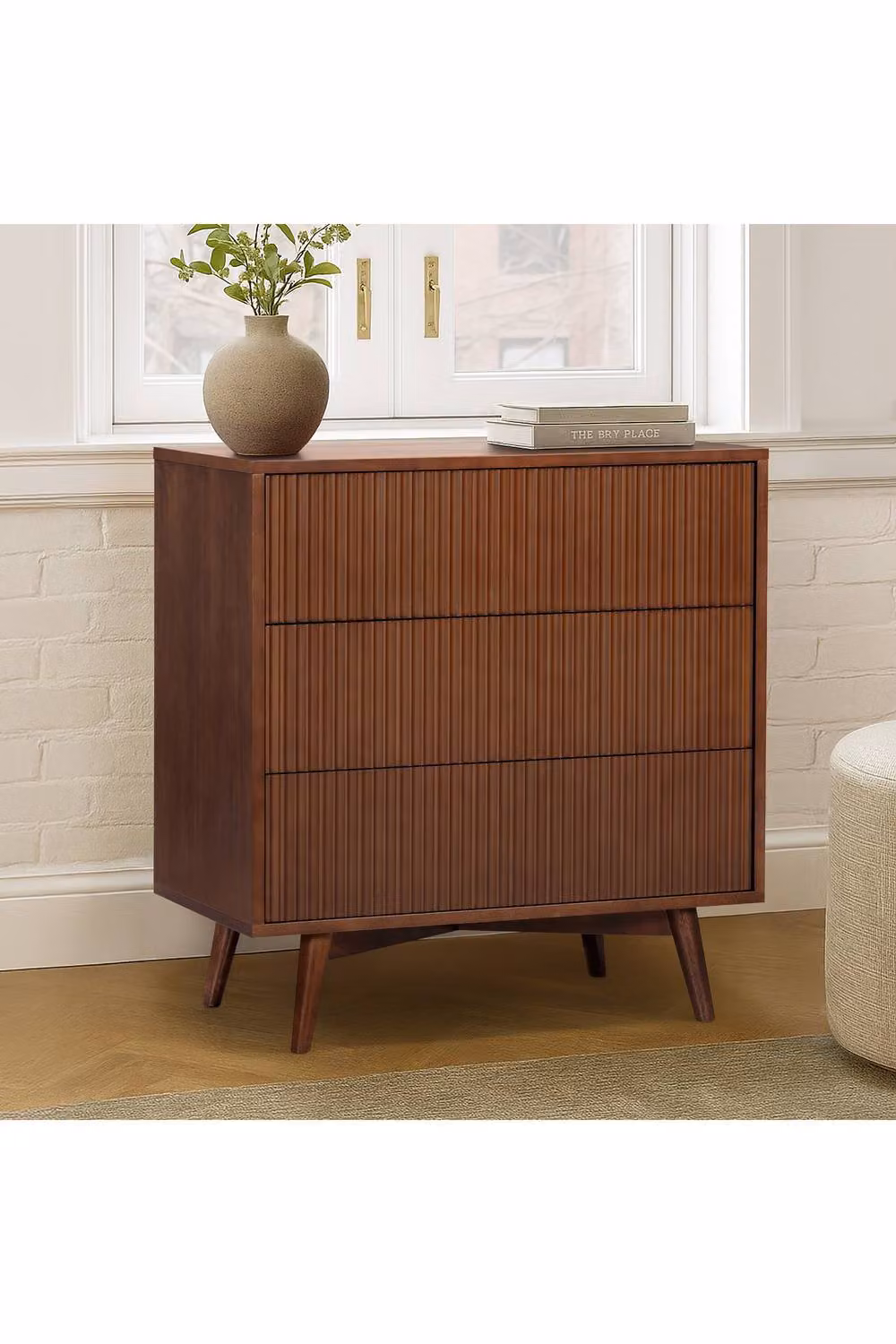Teamson Home Tremolo 3 Drawer Bedroom Dresser in Brown – 2