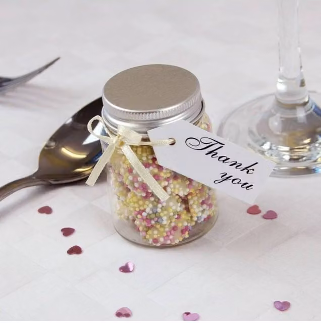 KDMD Snowies Mini Jars, 5 Pack, Multicolour