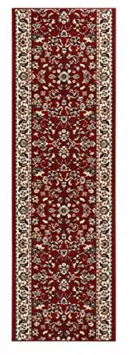 Hanse Home Vintage Polypropylene Runner Rug, Red, W: 80 cm, L: 250 cm – 3