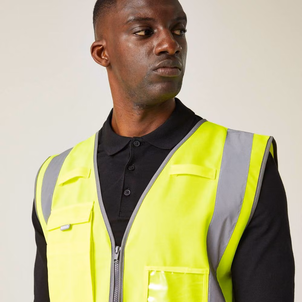 Regatta Men's Hi-vis Executive Vest in Yellow, Size: XXL – 3