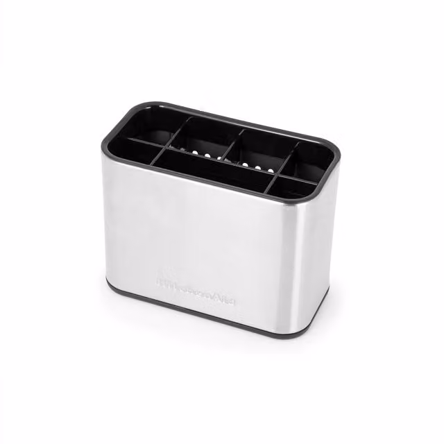 KitchenAid Stainless Steel Sink Brush Caddy in Grey/Silver