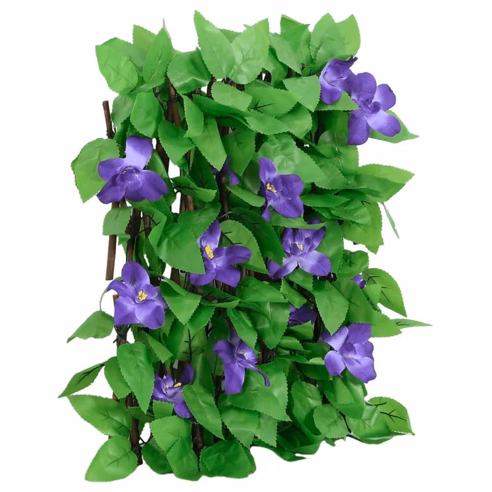 Berkfield Home Expandable Artificial Ivy Trellis, Green, W: 180 cm, H: 20 cm – 3