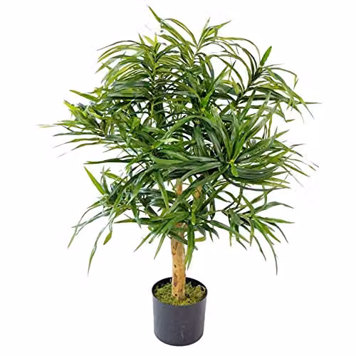 Leaf Design UK 100cm Artificial Ficus Tree in Green – 1