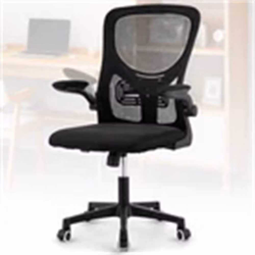 Nordara Black Ergonomic Mesh Home Office Chair with Headrest and Armrests – 5