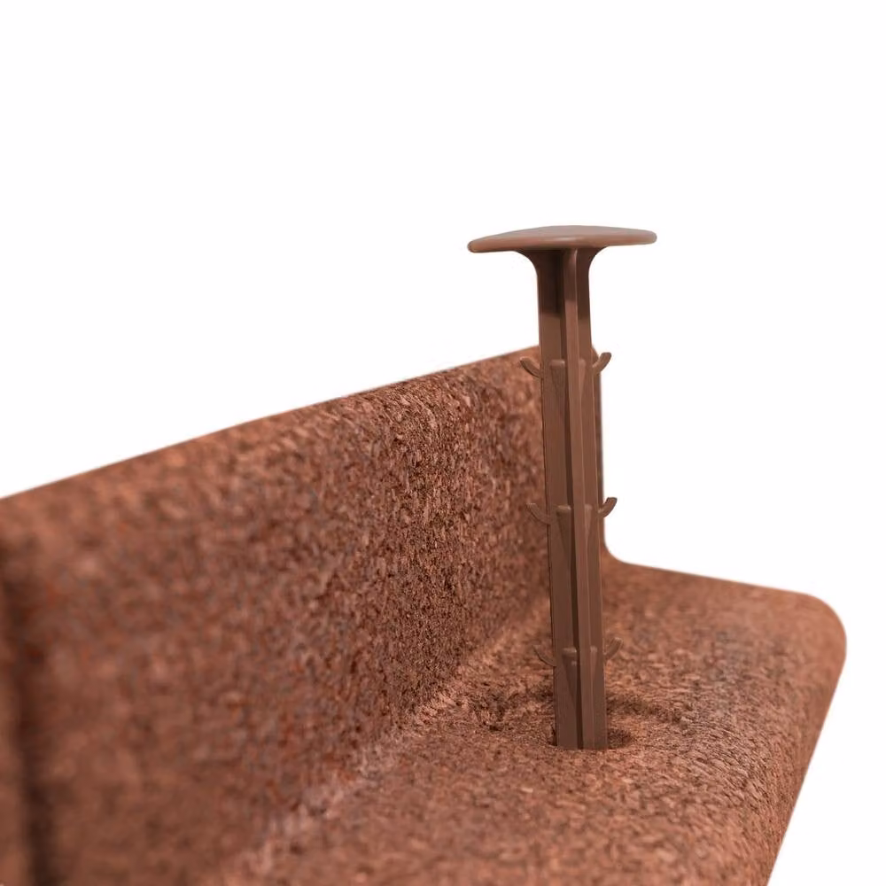 Monstershop Flexible Lawn Edging with Mallet, Terracotta, 31.2m Length – 4