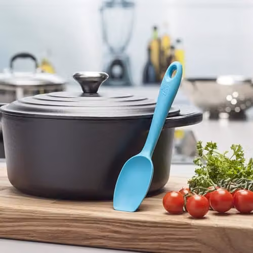 Zeal Silicone Spatula Spoon in Blue/Turquoise, 20cm – 3