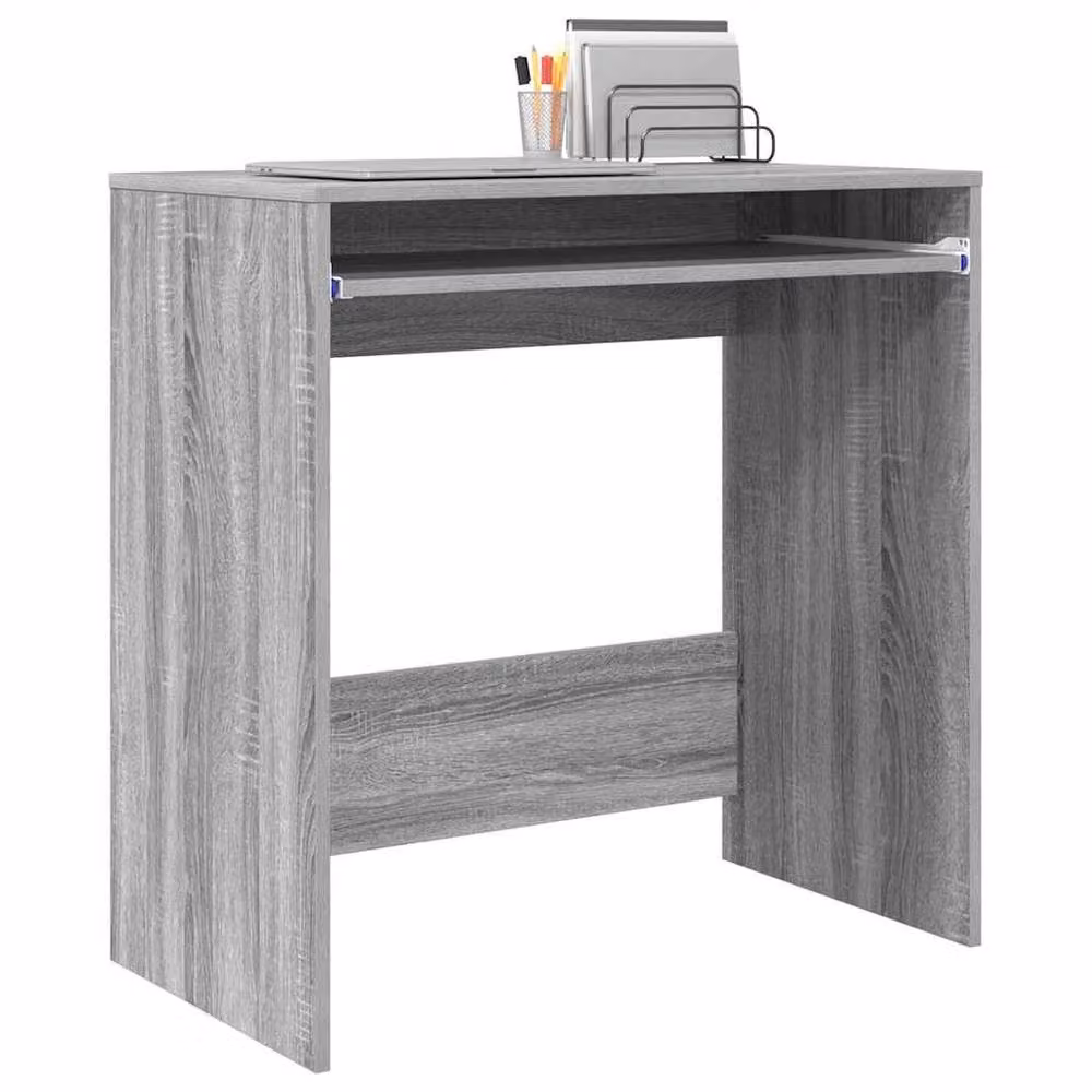 Berkfield Home Modern Compact Computer Desk in Grey Sonoma Engineered Wood – 2