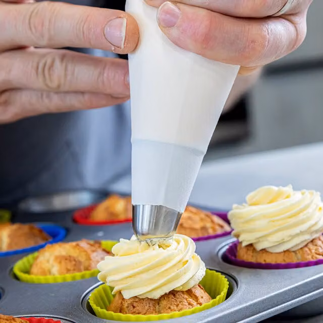 MasterClass White Cotton Icing and Food Piping Bag, 40 cm