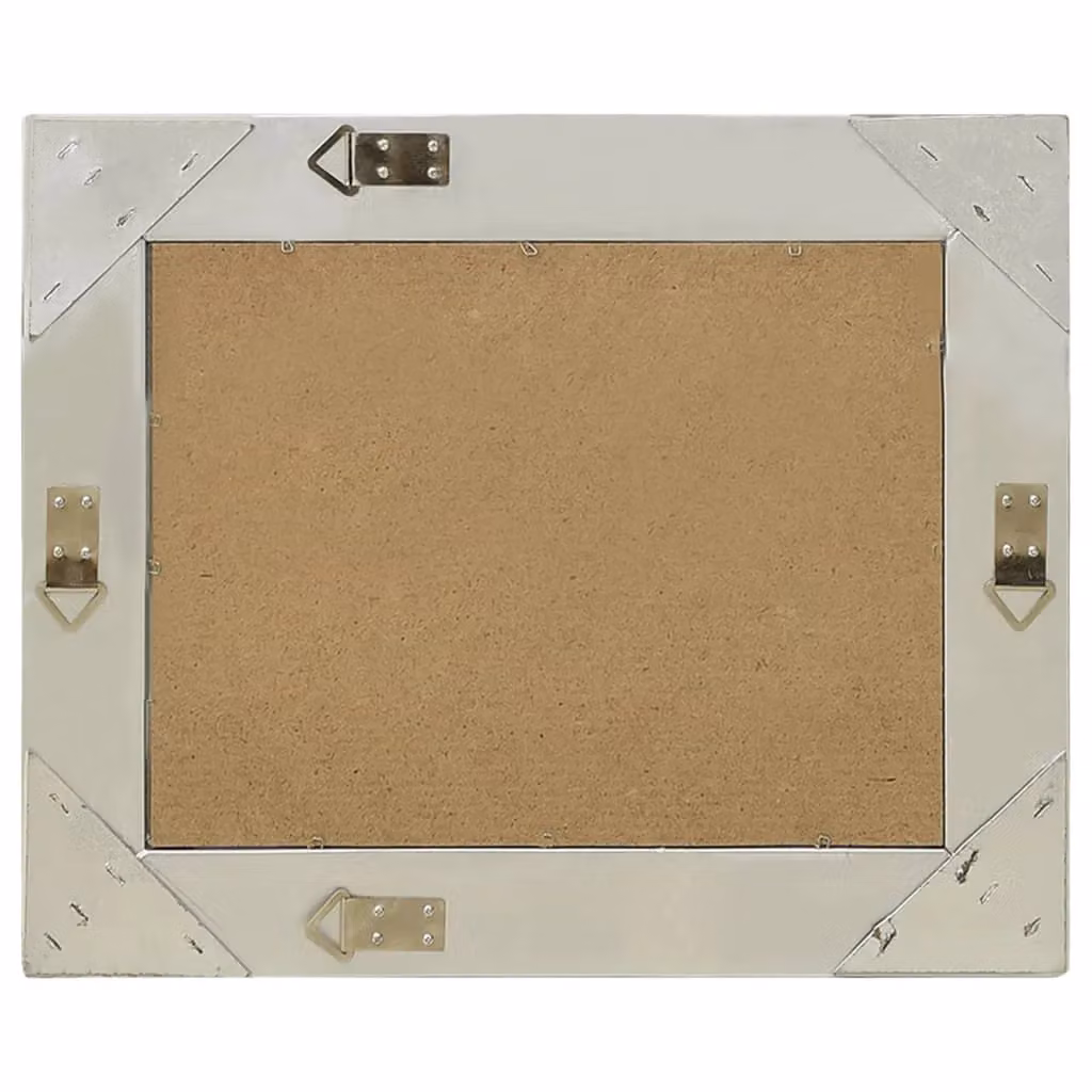 Berkfield Home Antique Baroque Style Rectangular Wall Mirror, Silver, W: 60 cm, H: 40 cm – 3