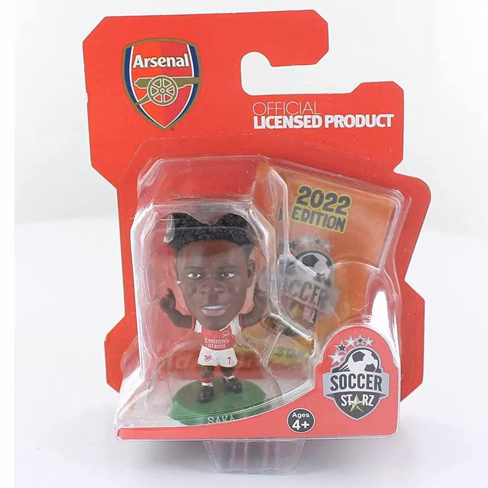 Arsenal FC Bukayo Saka SoccerStarz Football Figurine, Red Plastic Tabletop Collectible – 2