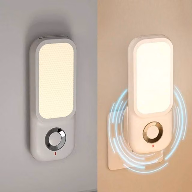 Kelvenix Plug In PIR Motion Sensor LED Night Light in White