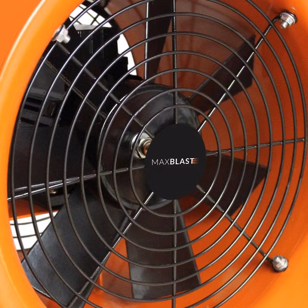 Monstershop MAXBLAST Dust Extractor 300mm 550W 110V with 6m Duct, Orange – 9