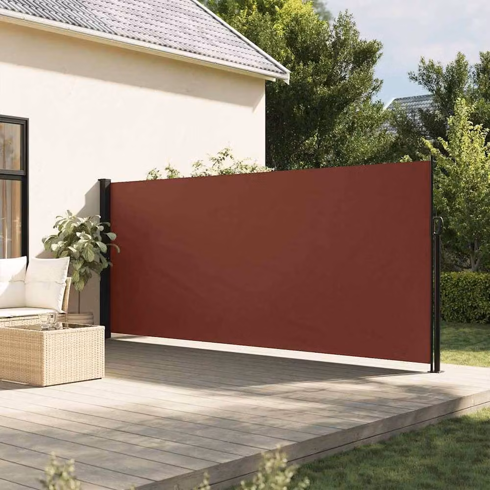 Berkfield Home Retractable Single Side Awning in Brown, W/H: 600 x 180 cm – 2