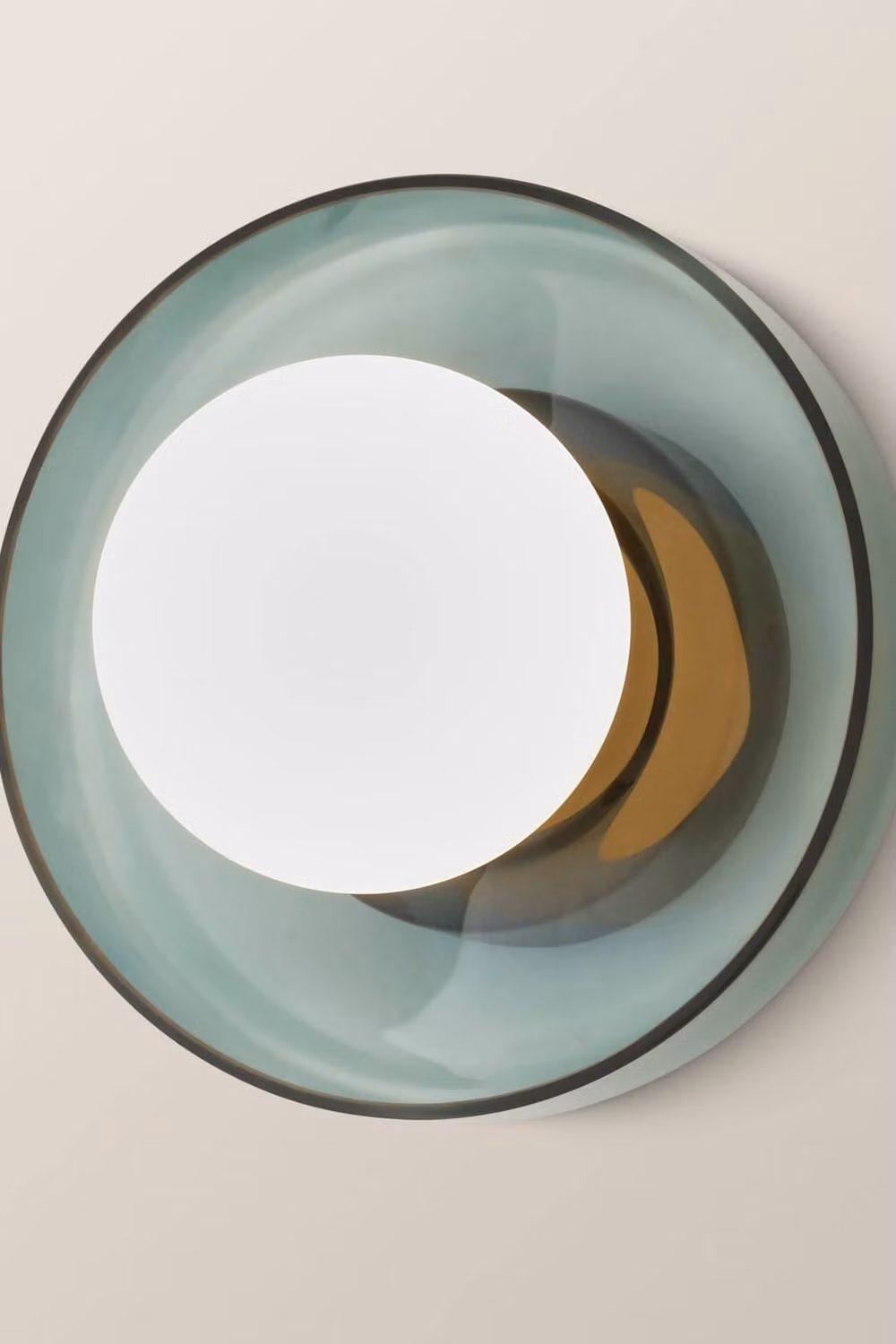 ValueLights Newbury Pair of Green Glass Globe Shade IP44 Bathroom Wall Lights with Gold/Brass Finish – 3