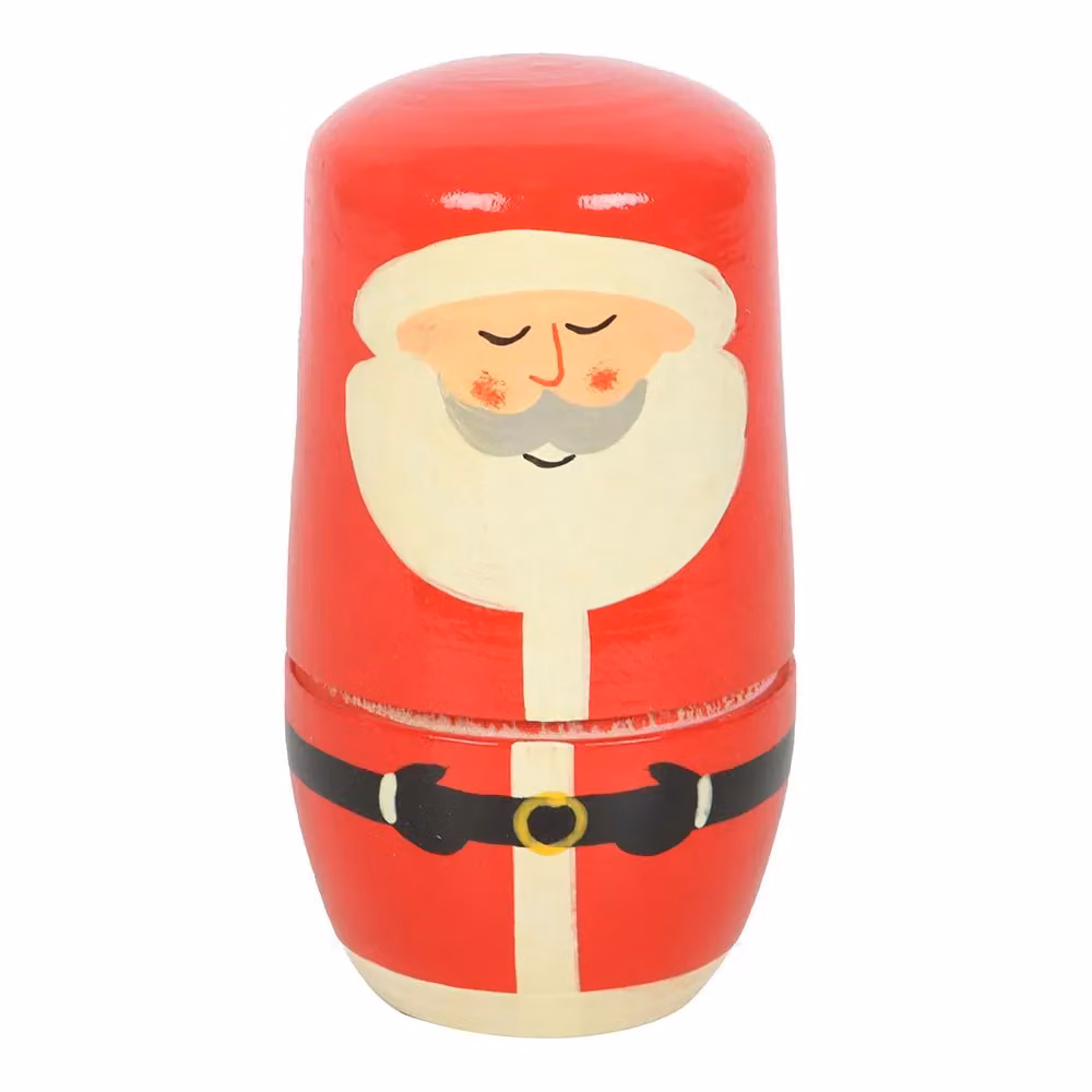 Something Different Matryoshka Christmas Doll Set in Multicolour Wood – 2