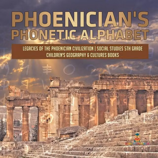 Baby Professor Phoenician's Phonetic Alphabet Legacies of the Phoenician Multicolour Paper Book