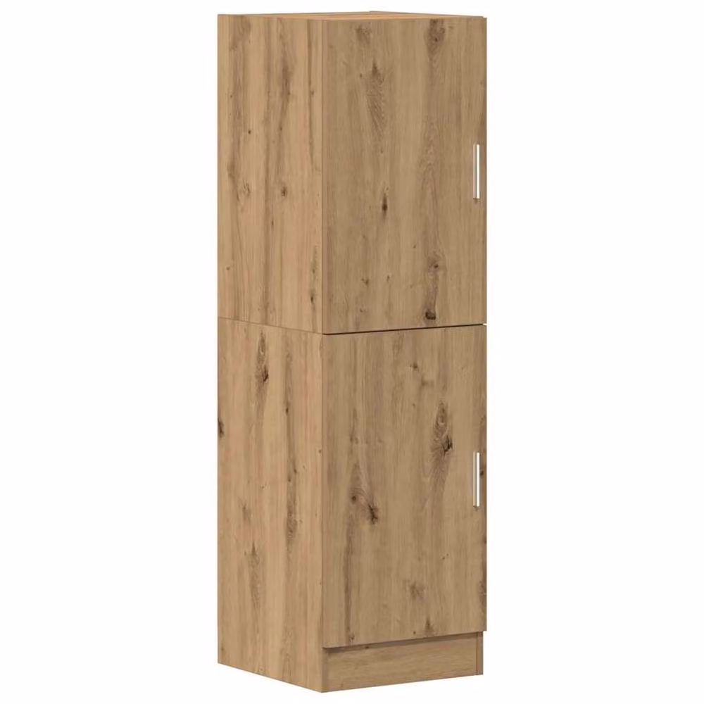 Berkfield Home 2 Piece Artisan Oak Kitchen Cabinet Set in Brown – 3