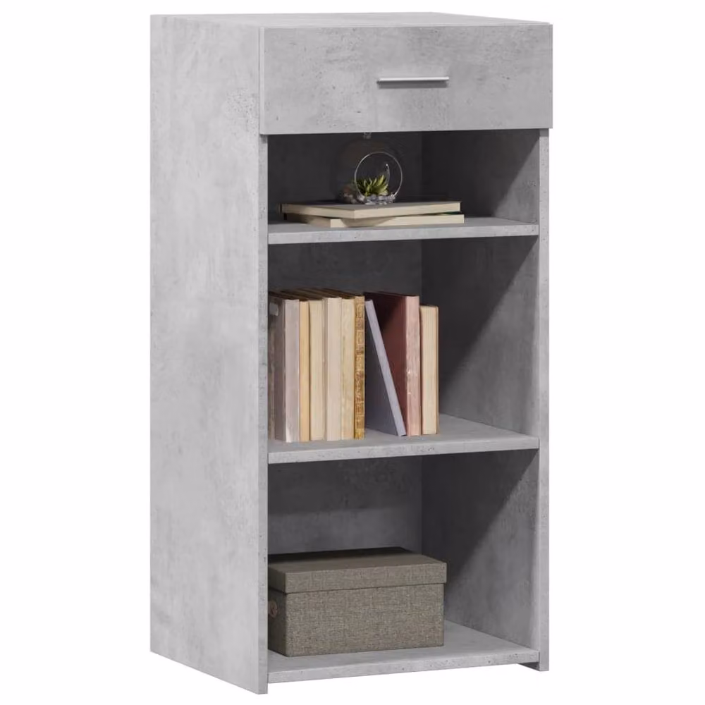 Berkfield Home Modern Sideboard in Grey MDF, W/D/H: 45 x 42.5 x 93 cm – 2