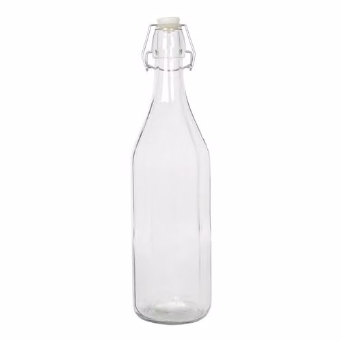 Argon Tableware 1.1 l Glass Bottle with Swing Top Lid in Transparent