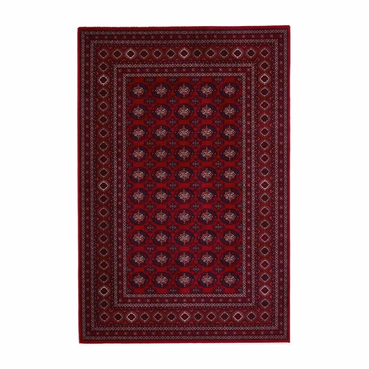 The Rug Shop UK Red Traditional Machine Woven Border Rug, W: 240 cm, D: 340 cm – 5