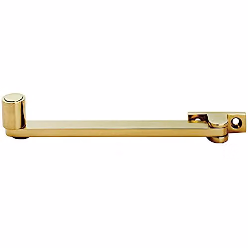 Loops Roller Arm Window Stay in Polished Brass with 138mm Arm Length