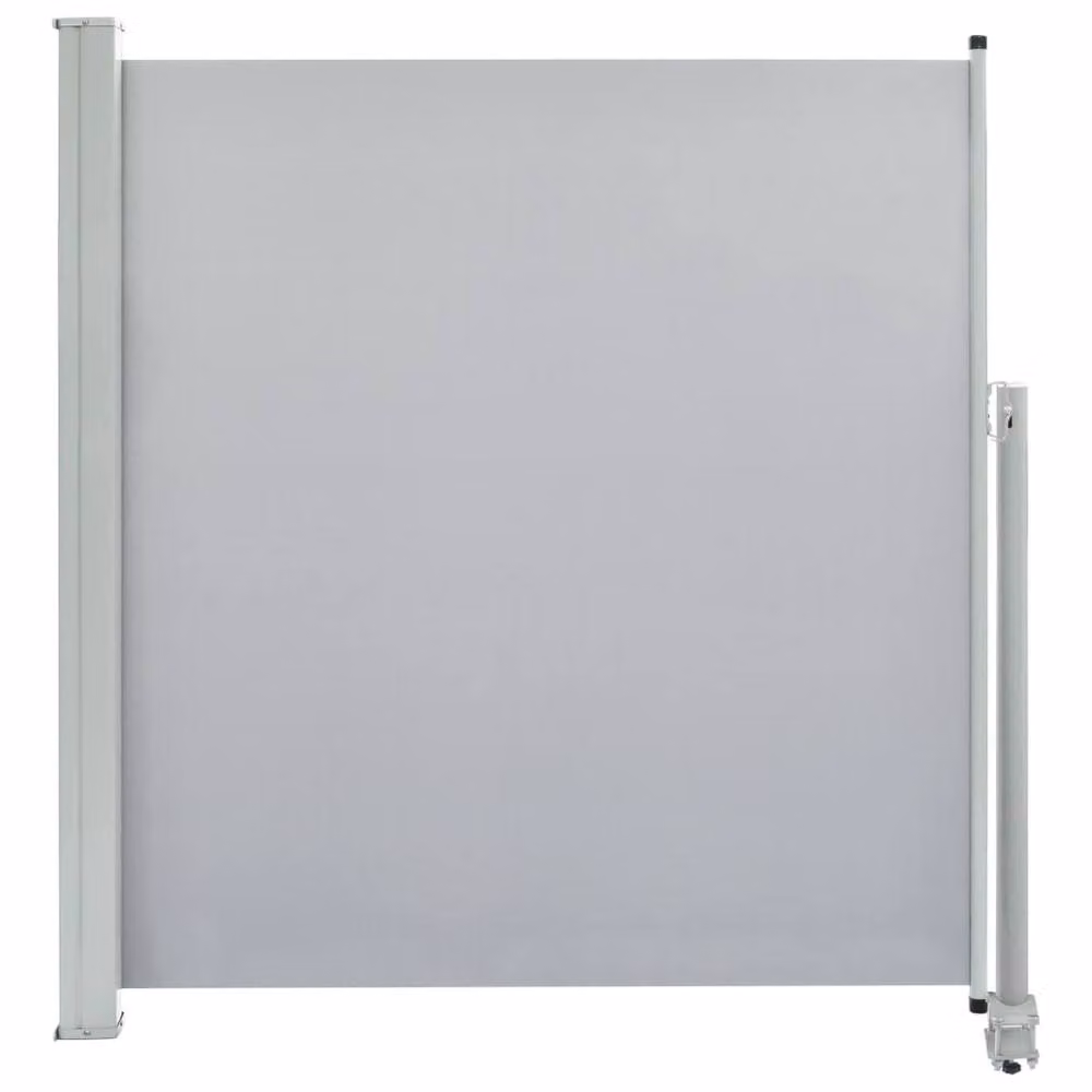 Berkfield Home Manual Pull Retractable Side Awning in Grey, W/H: 300 x 140 cm – 2