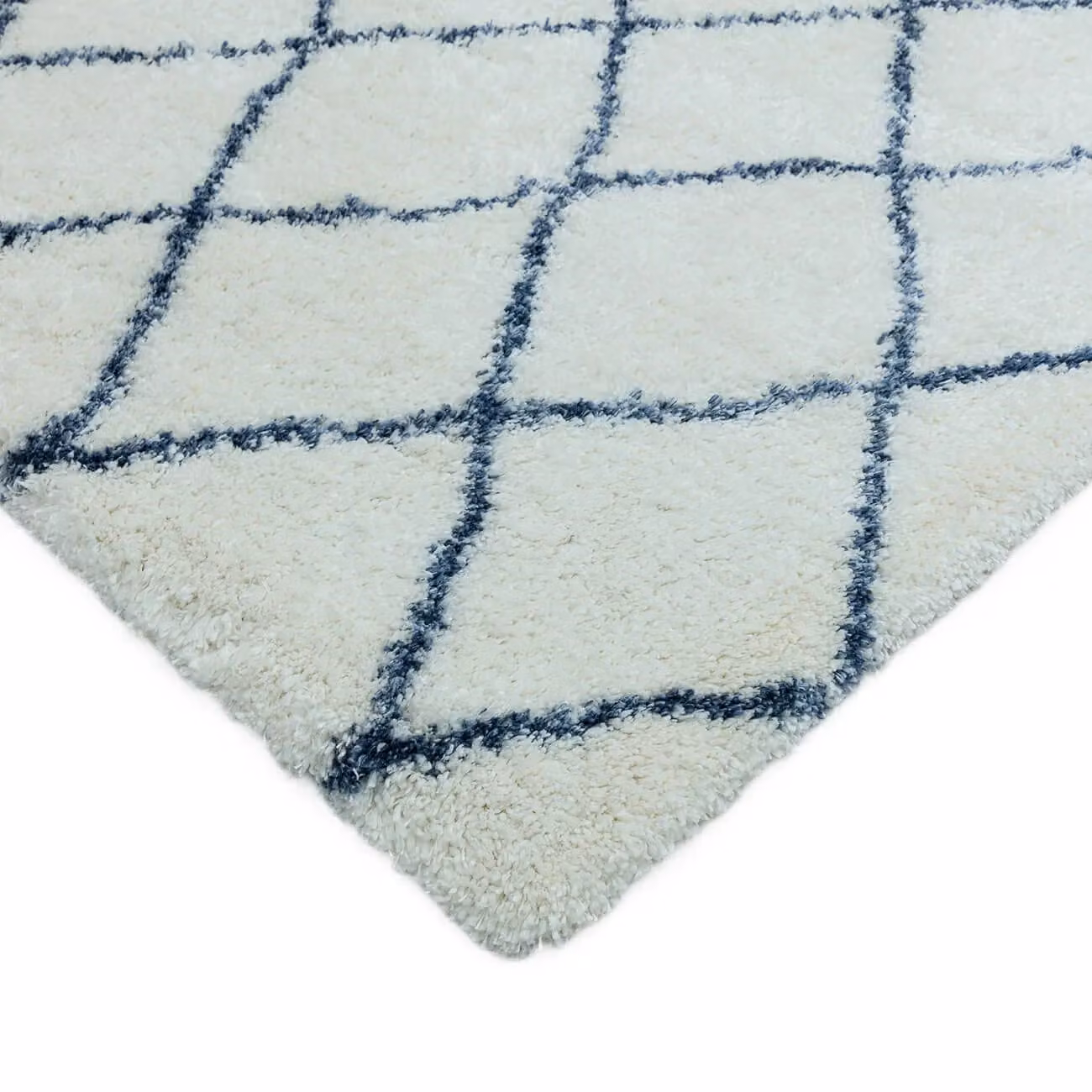 The Rug Shop UK Cream Modern Geometric Machine Woven Area Rug W: 200 cm, D: 290 cm – 2