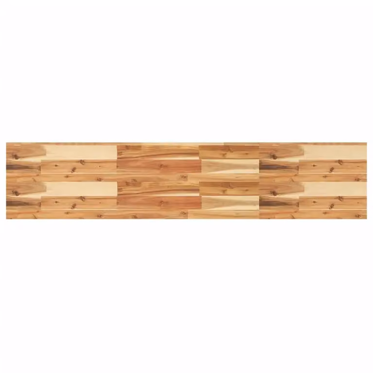 Berkfield Home Brown Oil Finished Solid Wood Acacia Floating Shelf W/D/H: 160 x 30 x 4 cm