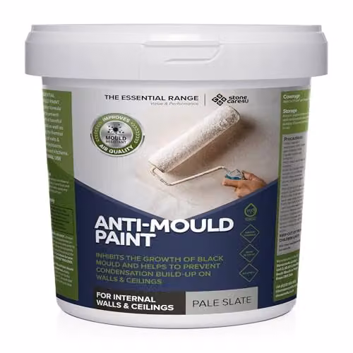Stonecare4u Anti Mould Paint in Pale Slate, 2.5 Litre, for Walls and Ceilings – 1