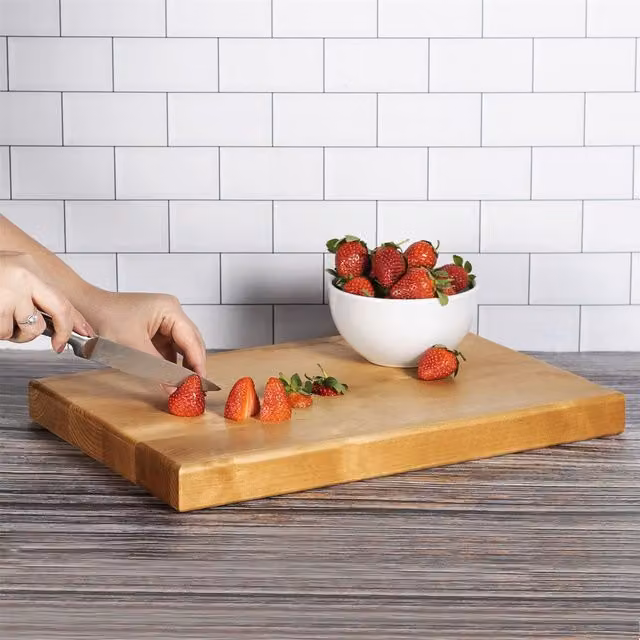 Maison & White Rectangular Wooden Chopping Board, Brown