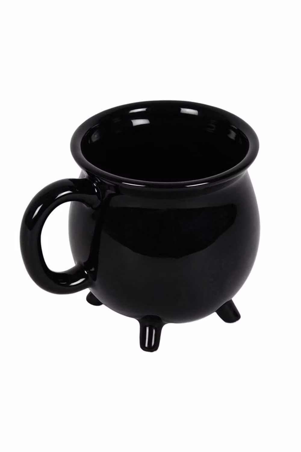 KDMD Plain Black Cauldron Mug in New Bone China – 3