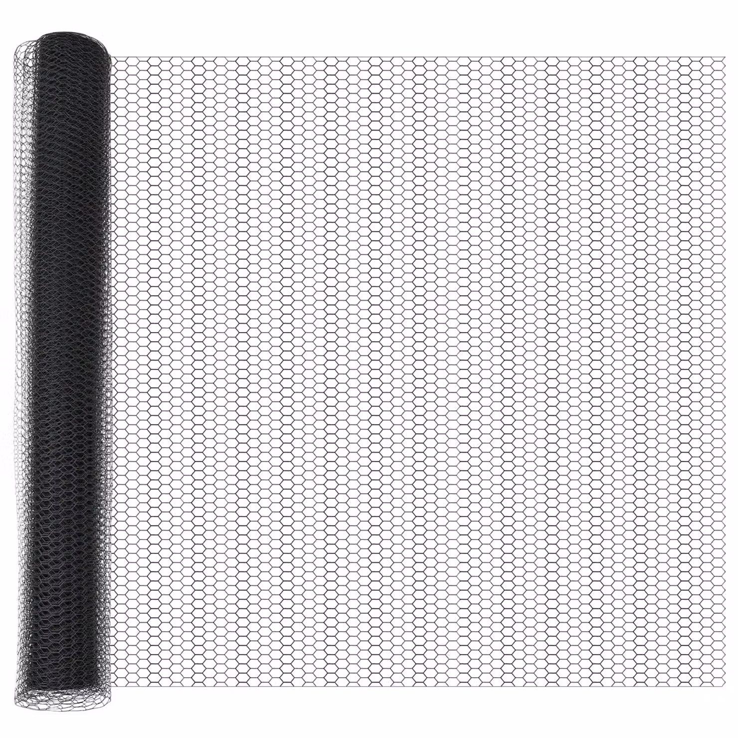 Berkfield Home Grey Steel Hexagon In-Ground Fence, H: 1.2 m x W: 50 m – 2