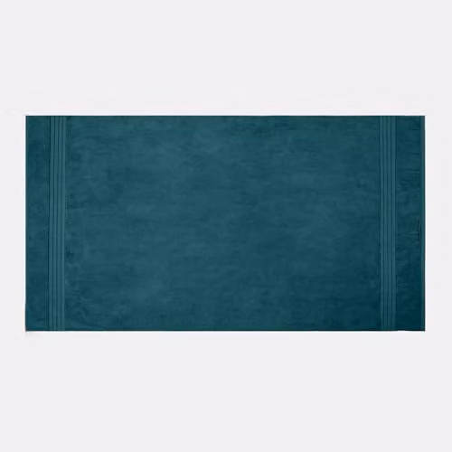 OHS Luxury Petrol Green Cotton Terry Bath Sheet, Quick Drying and Fluffy – 4