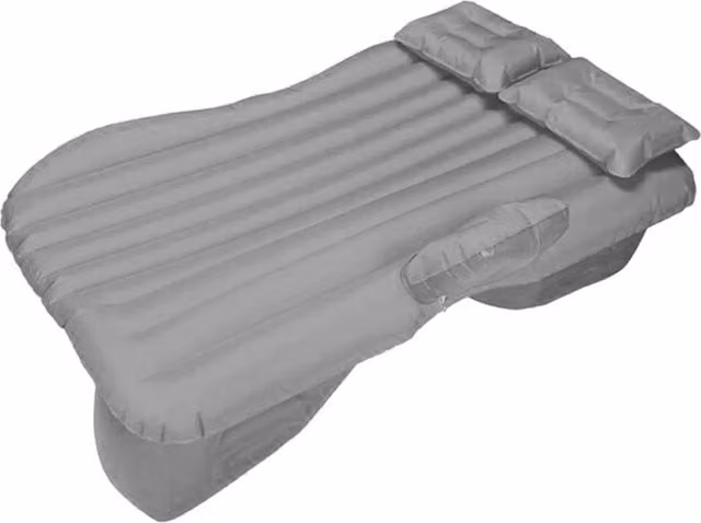 SPETLEK Grey Inflatable Car Air Bed for Rear Seats, Small Single Foldable Mattress – 1