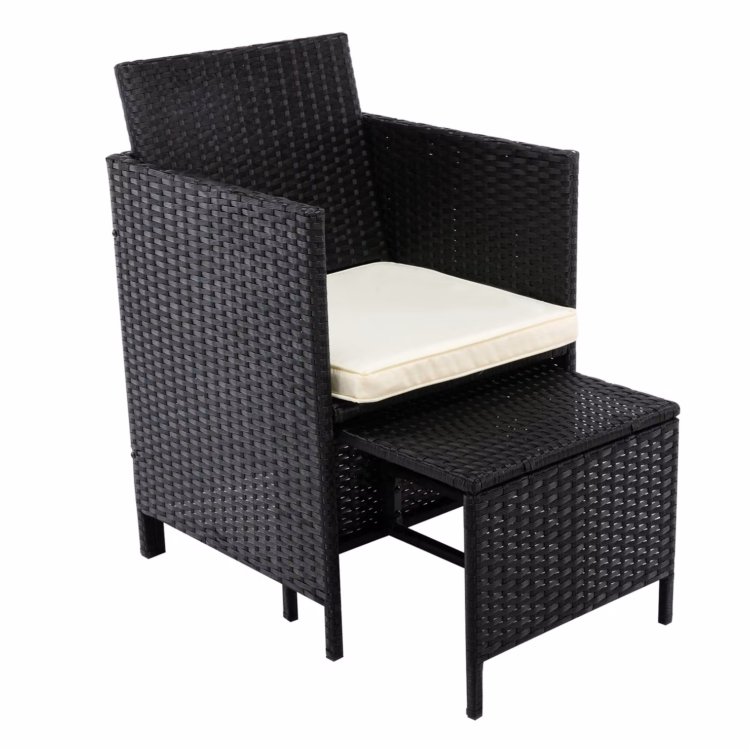 MCC Direct Cuba 9 Piece Rattan Garden Furniture Set in Black – 3