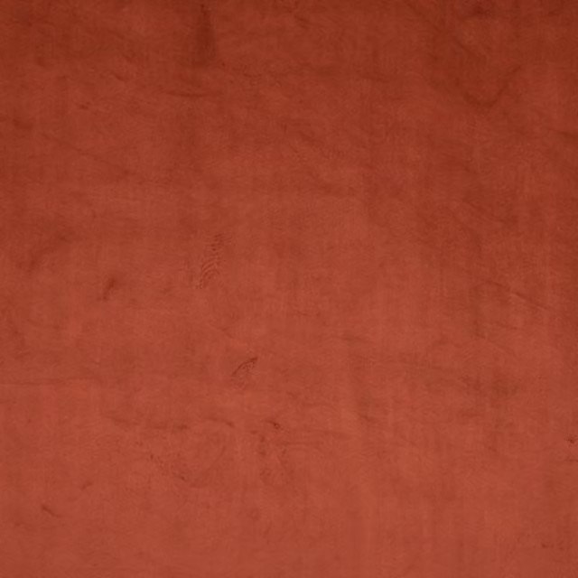 Terrys Glamour Plain Velvet Fabric Spice Chair in Orange and Red
