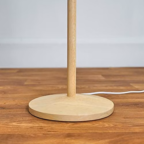 ValueLights Triston Modern Brown Wood Floor Lamp Base – 2