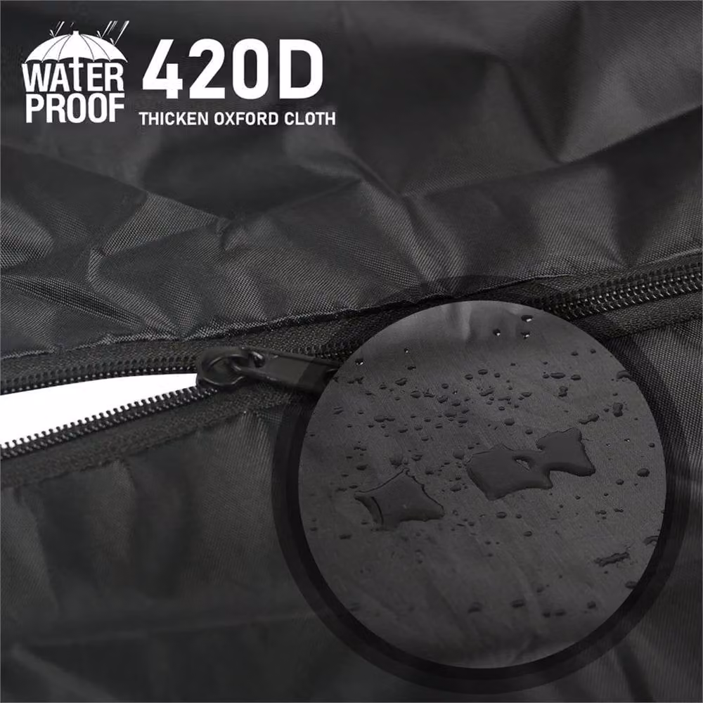 Nordara Black Sun Protective Foil Water Tank Cover for 1000L IBC Containers, W: 120 cm x D: 100 cm x H: 116 cm – 5