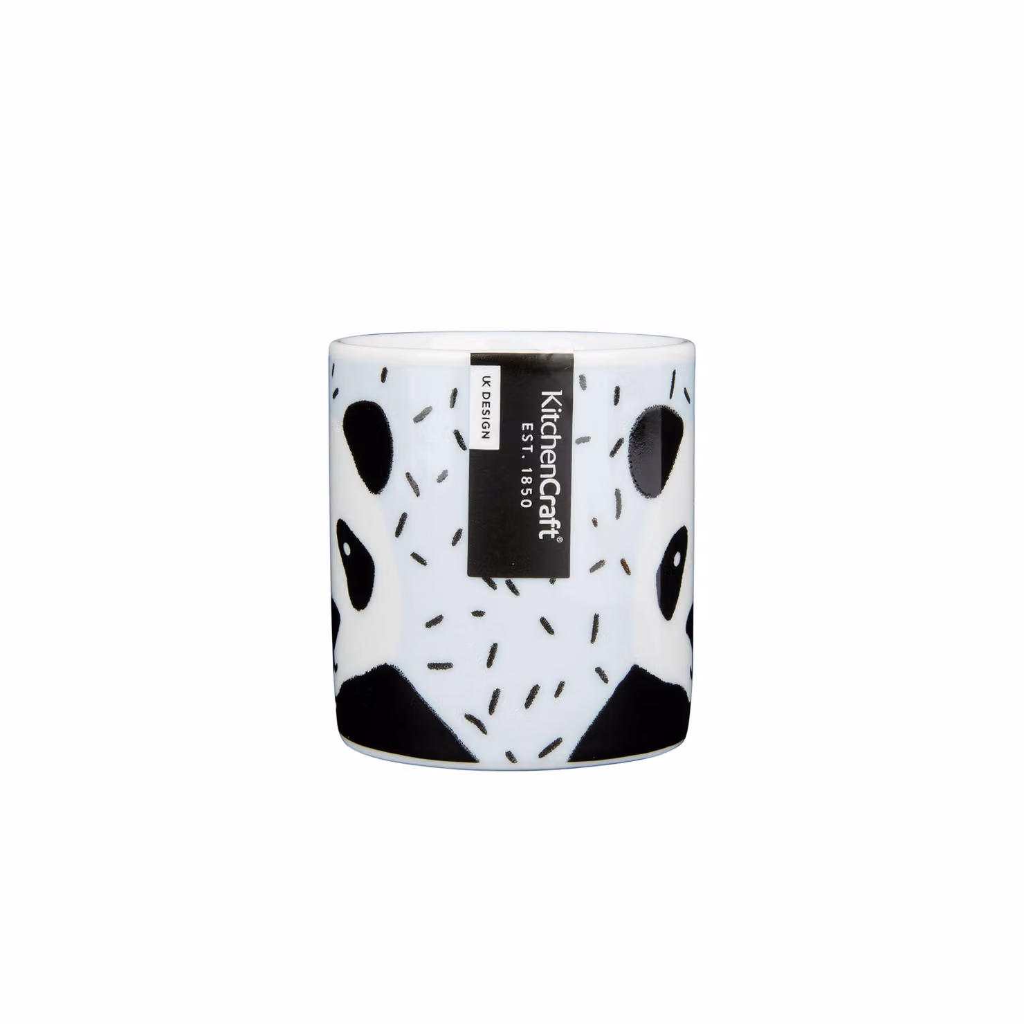 KitchenCraft Set of 6 White Porcelain Panda Espresso Cups – 4