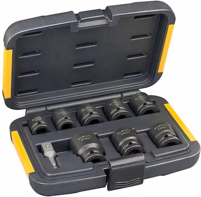 DeWalt DT7507-QZ Impact Driver Bit Holder Adapter, Black (Pack of 9) – 1